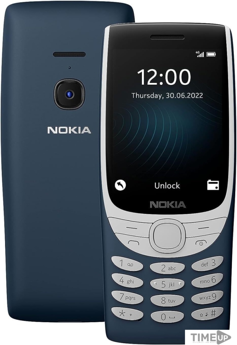 Купить Кнопочный телефон Nokia 8210 4G Dual SIM ТА-1489 (синий) | timeup.by