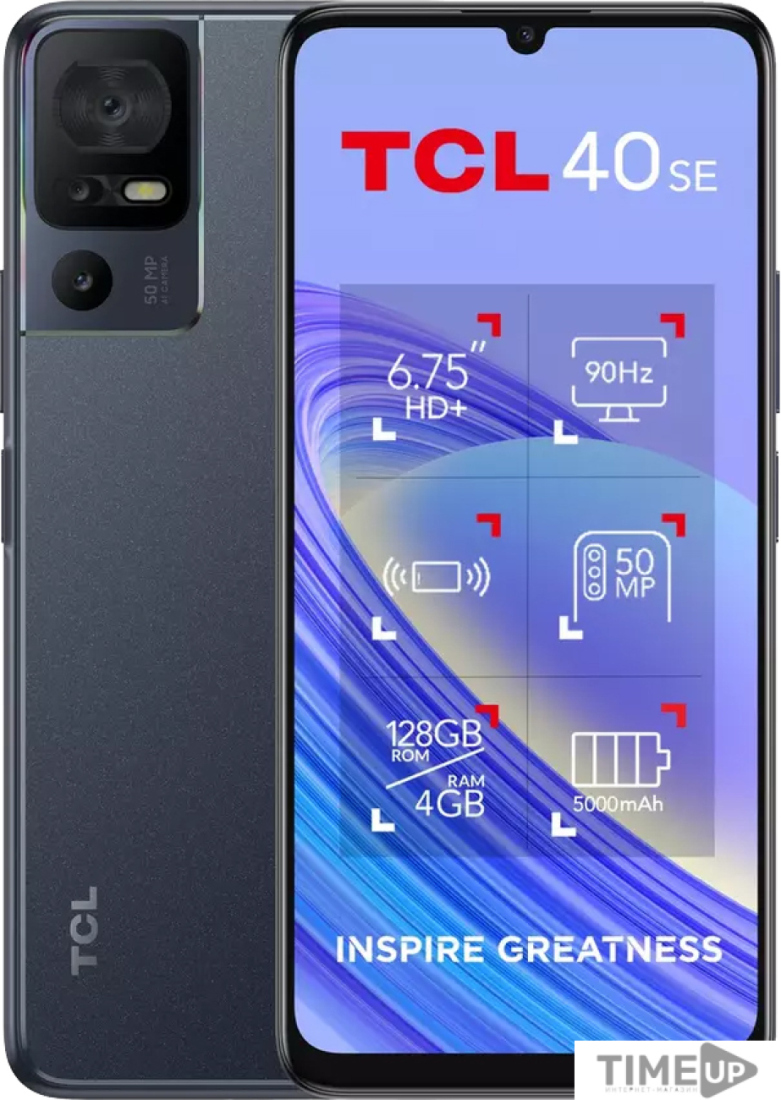 Купить Смартфон TCL 40SE T610K 6GB/256GB (темно-серый) | timeup.by