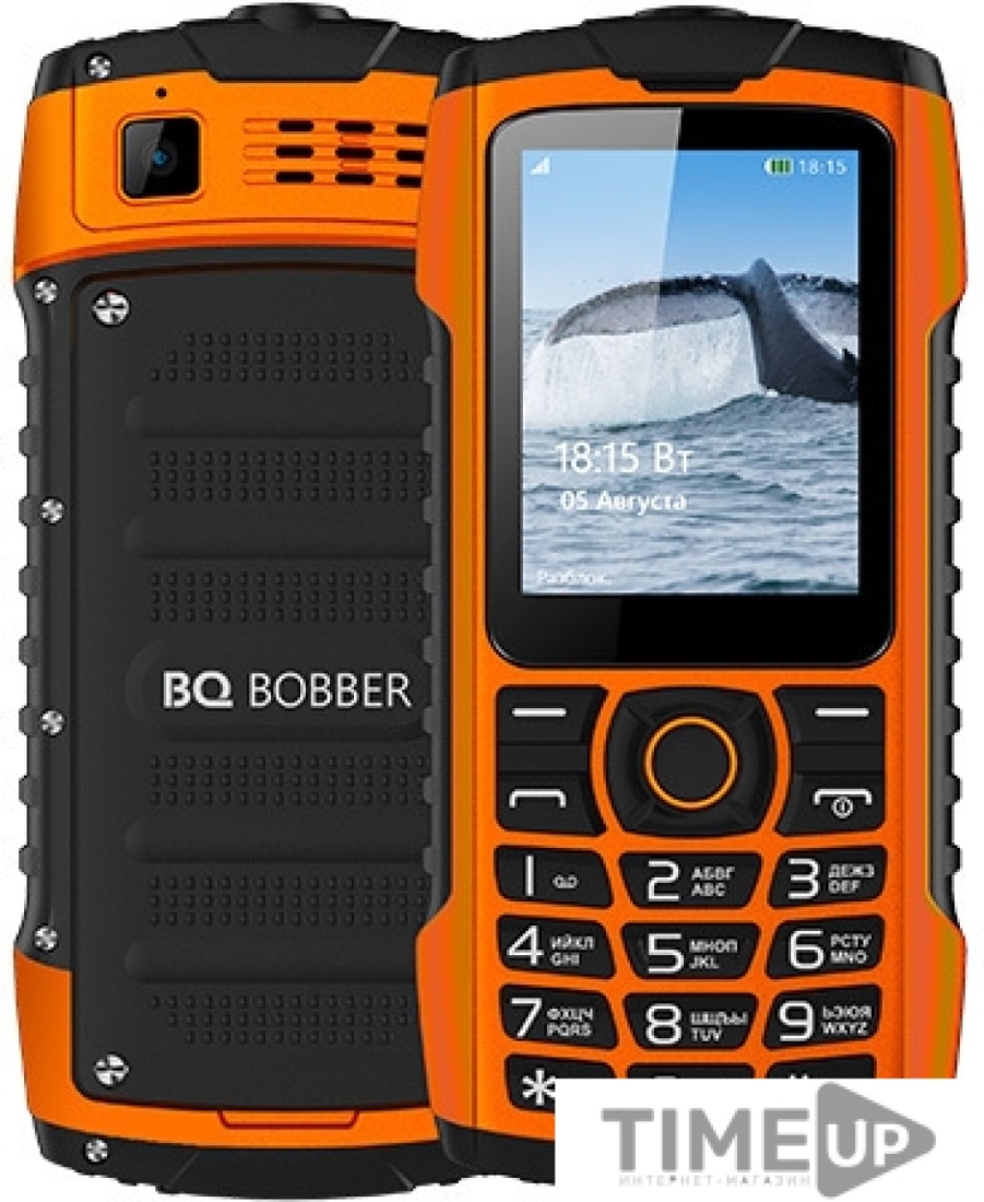 Купить Мобильный телефон BQ-Mobile BQ-2439 Bobber (оранжевый) | timeup.by