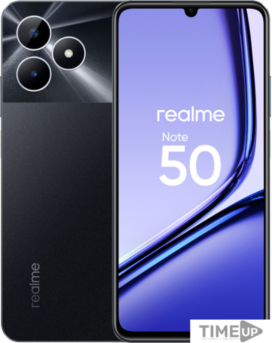 Купить Смартфон Realme Note 50 3GB/64GB (полуночный черный) | timeup.by