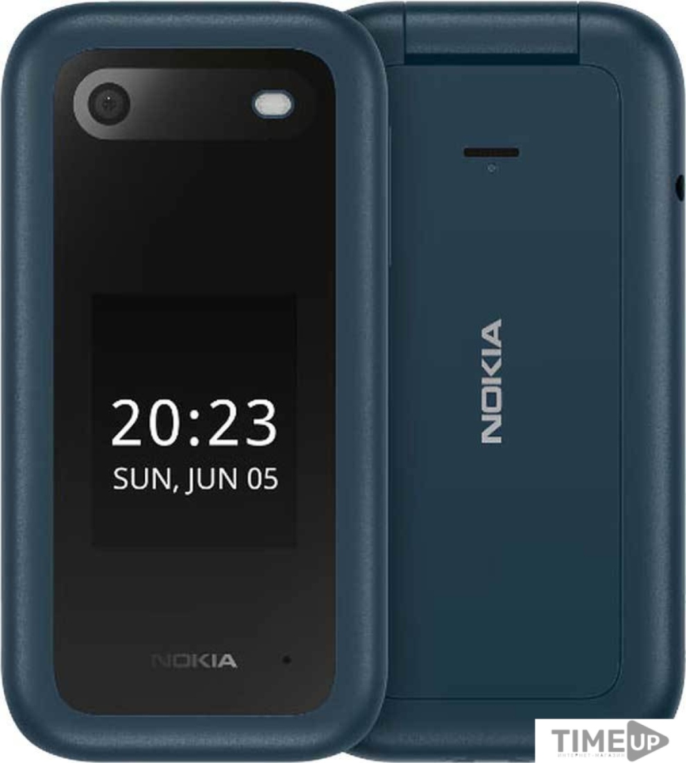 Купить Кнопочный телефон Nokia 2660 (2022) TA-1469 Dual SIM (синий) |  timeup.by